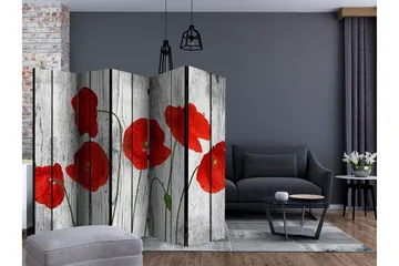 Rumsavdelare - Tale of Red Poppies II 225x172 - Artgeist sp. z o. o. - Inredning - Rumsavdelare - Vikskärm