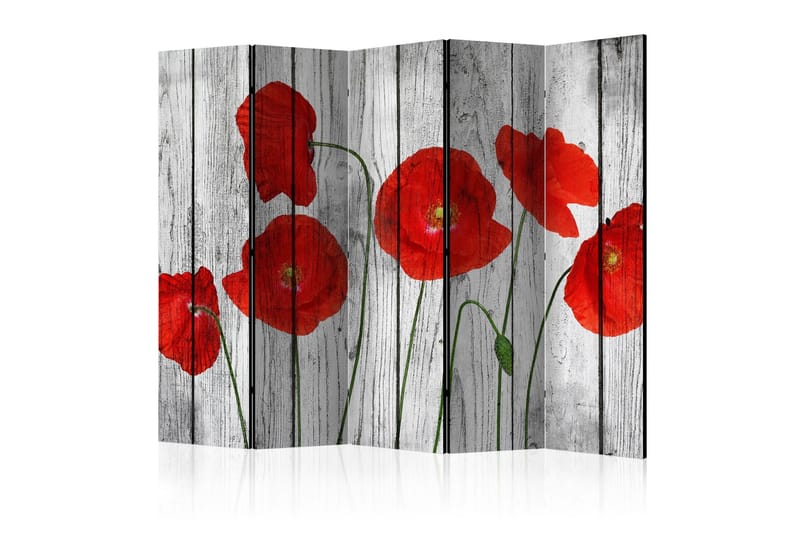 Rumsavdelare - Tale of Red Poppies II 225x172 - Artgeist sp. z o. o. - Inredning - Rumsavdelare - Vikskärm