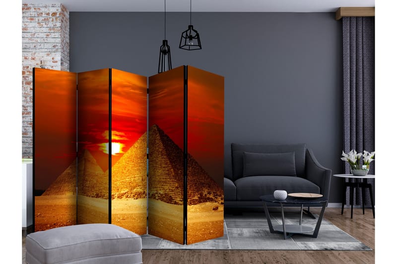Rumsavdelare - The Giza Necropolis - sunset II 225x172 - Artgeist sp. z o. o. - Inredning - Rumsavdelare - Vikskärm