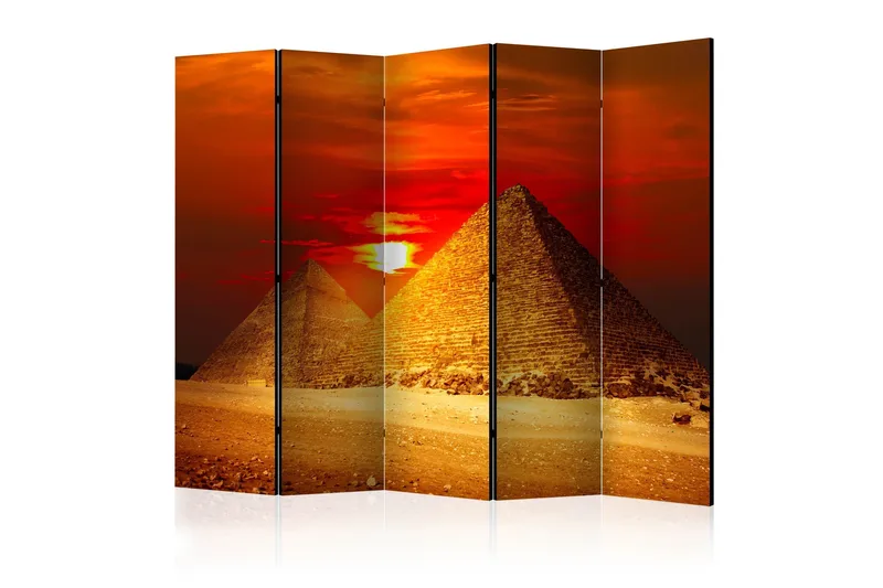 Rumsavdelare - The Giza Necropolis - sunset II 225x172, Artgeist sp. z o. o.
