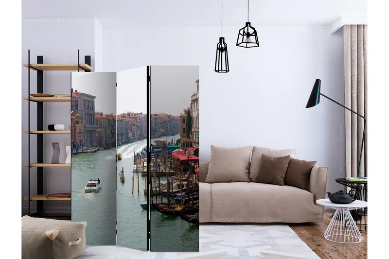 Rumsavdelare - The Grand Canal in Venice, Italy 135x172 - Artgeist sp. z o. o. - Inredning - Rumsavdelare - Vikskärm