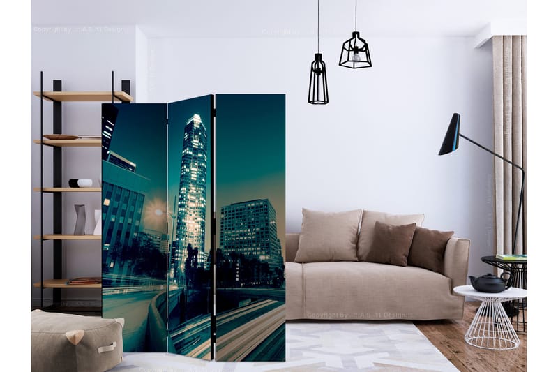 Rumsavdelare - The streets of Los Angeles 135x172 - Artgeist sp. z o. o. - Inredning - Rumsavdelare - Vikskärm