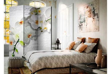 Rumsavdelare The Urban Orchid 135x172 - Artgeist sp. z o. o. - Inredning - Rumsavdelare - Vikskärm