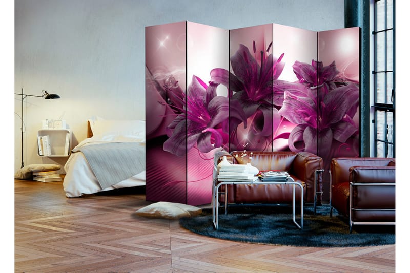 Rumsavdelare The Purple Flame 225x172 - Artgeist sp. z o. o. - Inredning - Rumsavdelare - Vikskärm