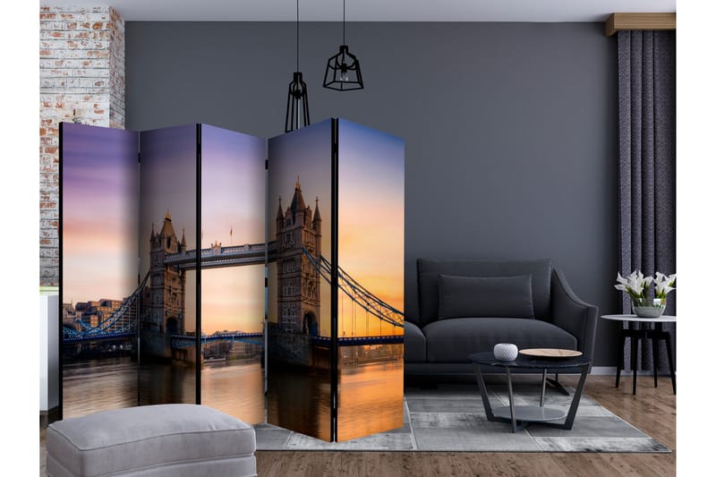 Rumsavdelare - Tower Bridge at dawn II 225x172 - Artgeist sp. z o. o. - Inredning - Rumsavdelare - Vikskärm