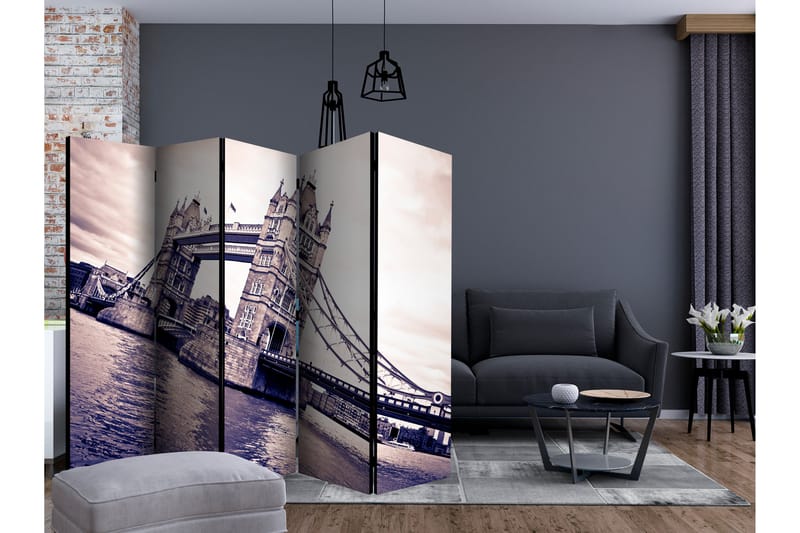 Rumsavdelare - Tower Bridge II 225x172 - Artgeist sp. z o. o. - Inredning - Rumsavdelare - Vikskärm
