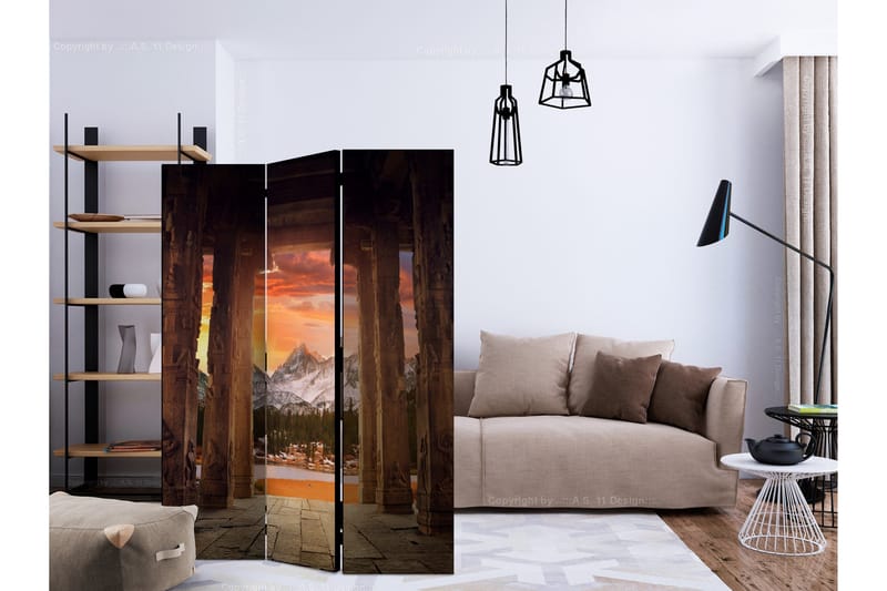 Rumsavdelare Trail of Rocky Temples 135x172 cm - Artgeist sp. z o. o. - Inredning - Rumsavdelare - Vikskärm