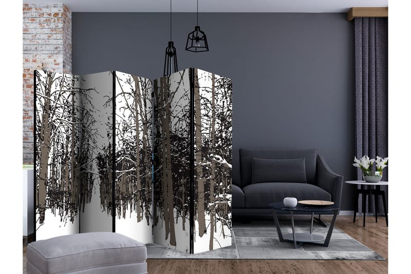 Rumsavdelare - trees - autumn II 225x172 - Artgeist sp. z o. o. - Inredning - Rumsavdelare - Vikskärm