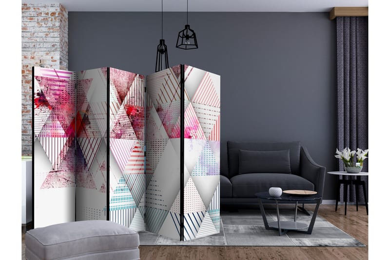 Rumsavdelare Triangular World II 225x172 cm - Artgeist sp. z o. o. - Inredning - Rumsavdelare - Vikskärm