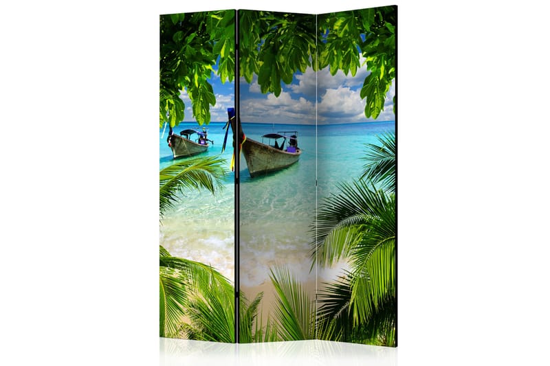 Rumsavdelare Tropical Paradise 135x172 - Artgeist sp. z o. o. - Vikskärm - Rumsavdelare