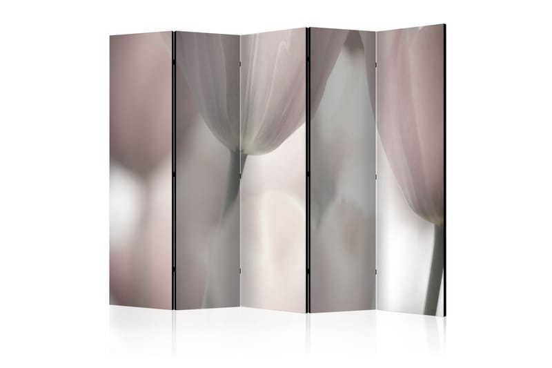 Rumsavdelare Tulips Fine Art - Black and White 225x172 cm - Artgeist sp. z o. o. - Inredning - Rumsavdelare - Vikskärm