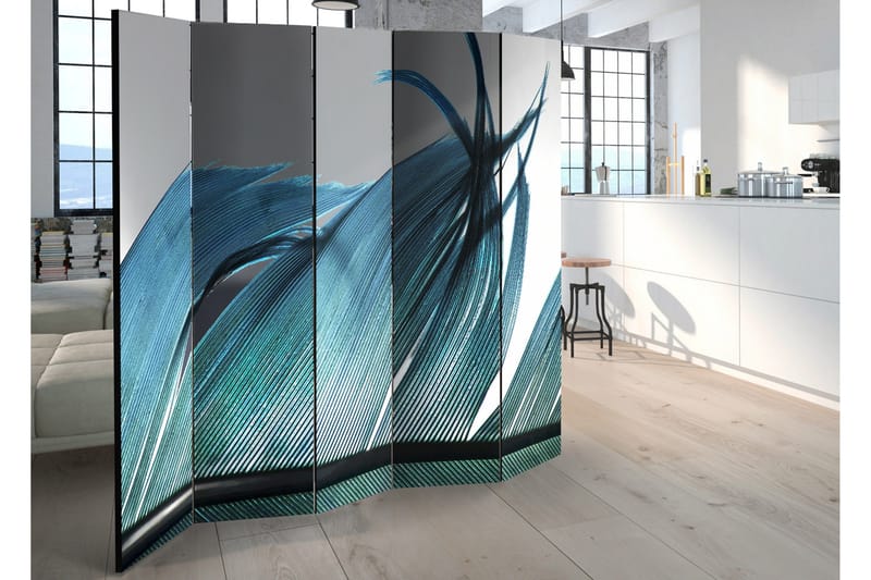 Rumsavdelare Turquoise Feather 225x172 - Artgeist sp. z o. o. - Inredning - Rumsavdelare - Vikskärm