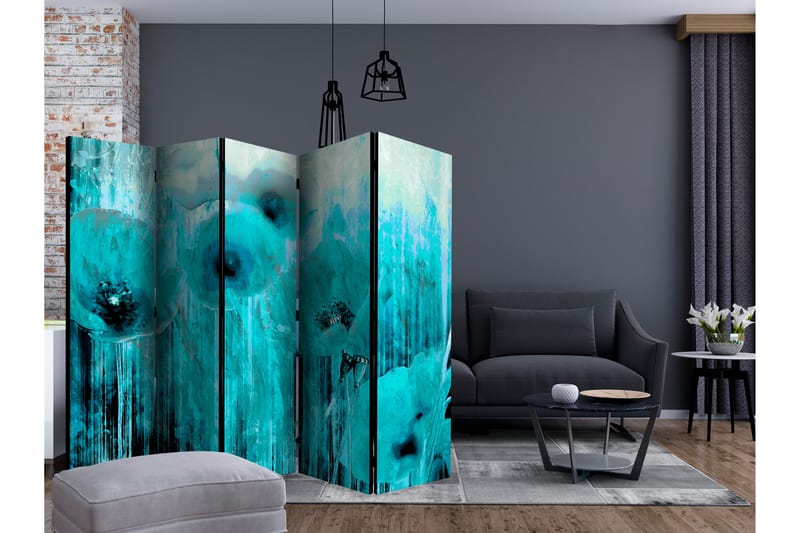Rumsavdelare Turquoise Madness II 225x172 cm - Artgeist sp. z o. o. - Inredning - Rumsavdelare - Vikskärm