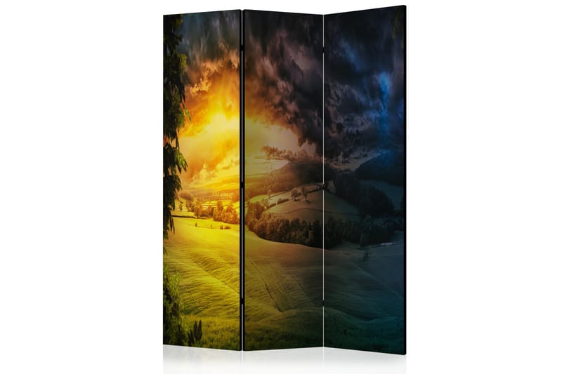 Rumsavdelare Twilight over the Valley 135x172 cm - Artgeist sp. z o. o. - Inredning - Rumsavdelare - Vikskärm