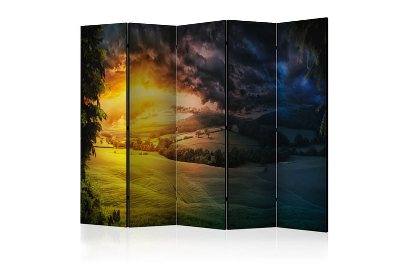 Rumsavdelare Twilight over the Valley II 225x172 cm - Artgeist sp. z o. o. - Inredning - Rumsavdelare - Vikskärm