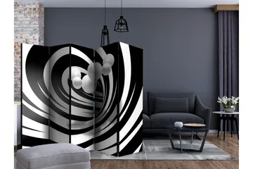 Rumsavdelare - Twisted In Black & White II 225x172 - Artgeist sp. z o. o. - Inredning - Rumsavdelare - Vikskärm