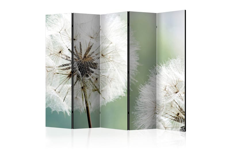 Rumsavdelare - Two dandelions II 225x172 - Artgeist sp. z o. o. - Vikskärm - Rumsavdelare