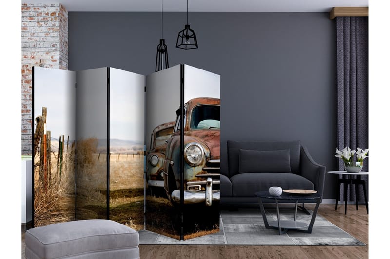 Rumsavdelare - Two old, American cars II 225x172 - Artgeist sp. z o. o. - Inredning - Rumsavdelare - Vikskärm