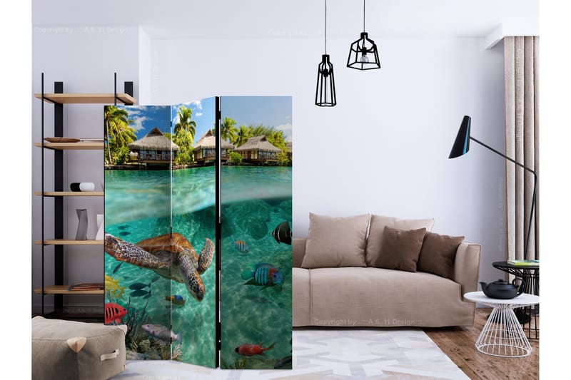 Rumsavdelare Under the Surface of Water 135x172 cm - Artgeist sp. z o. o. - Inredning - Rumsavdelare - Vikskärm