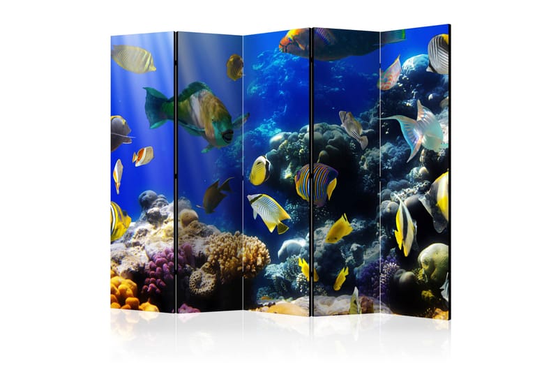 Rumsavdelare Underwater Adventure II 225x172 cm - Artgeist sp. z o. o. - Inredning - Rumsavdelare - Vikskärm