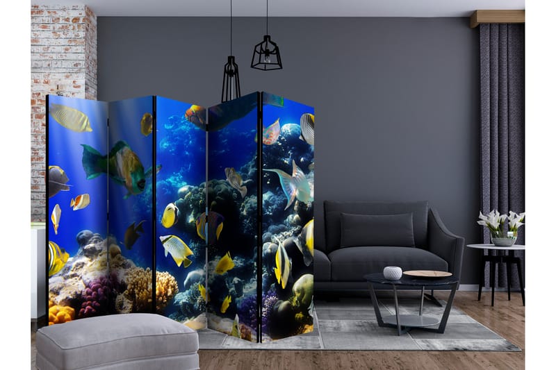 Rumsavdelare Underwater Adventure II 225x172 cm - Artgeist sp. z o. o. - Inredning - Rumsavdelare - Vikskärm