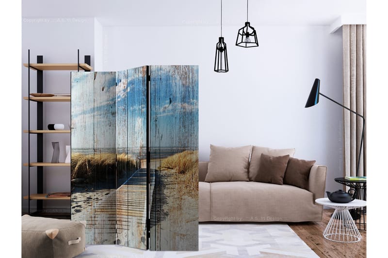 Rumsavdelare - Unforgettable Summer 135x172 - Artgeist sp. z o. o. - Inredning - Rumsavdelare - Vikskärm