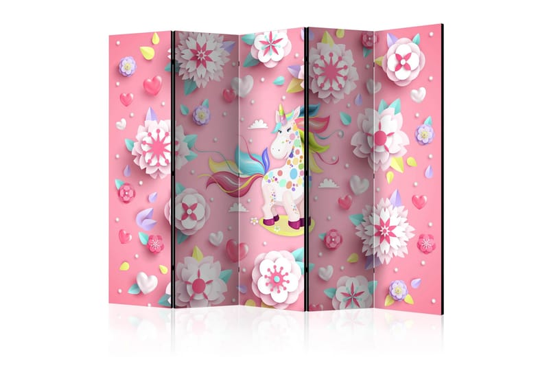 Rumsavdelare Unicorn on Flowerbed II 225x172 cm, Artgeist sp. z o. o.