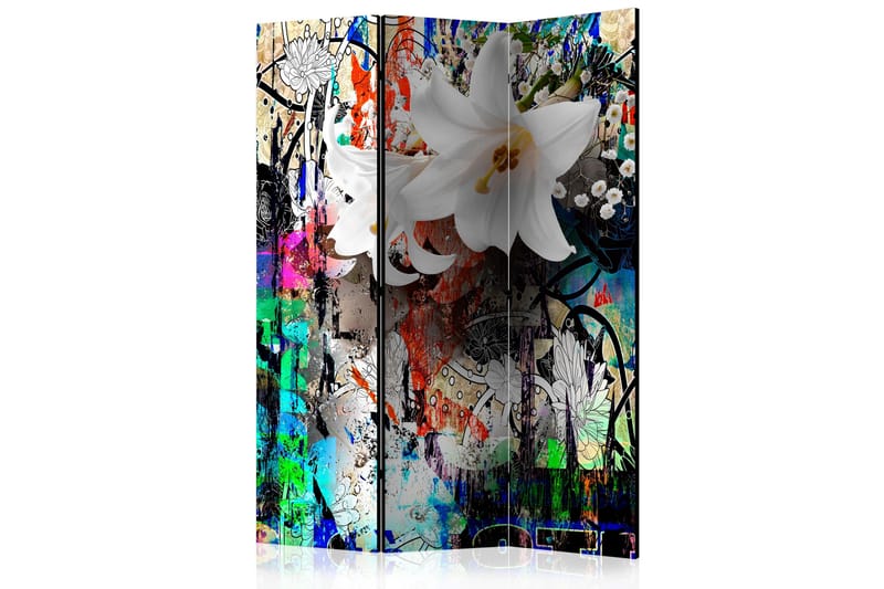 Rumsavdelare - Urban Lily 135x172 - Artgeist sp. z o. o. - Inredning - Rumsavdelare - Vikskärm