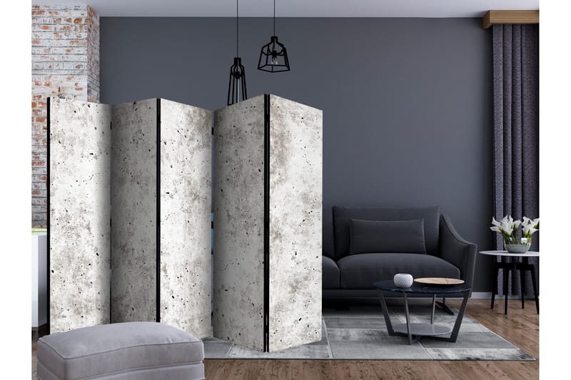 Rumsavdelare - Urban Style: Concrete II 225x172 - Artgeist sp. z o. o. - Inredning - Rumsavdelare - Vikskärm