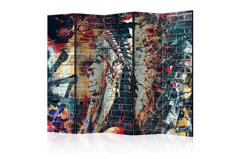 Rumsavdelare - Urban Warrior  II 225x172 - Artgeist sp. z o. o. - Inredning - Rumsavdelare - Vikskärm