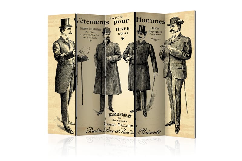 Rumsavdelare Vêtements Pour Homme 225x172 - Artgeist sp. z o. o. - Inredning - Rumsavdelare - Vikskärm