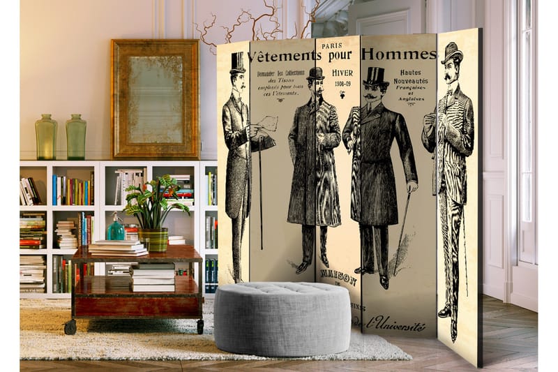 Rumsavdelare Vêtements Pour Homme 225x172 - Artgeist sp. z o. o. - Inredning - Rumsavdelare - Vikskärm