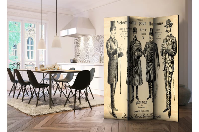 Rumsavdelare Vêtements Pour Homme 135x172 - Artgeist sp. z o. o. - Inredning - Rumsavdelare - Vikskärm
