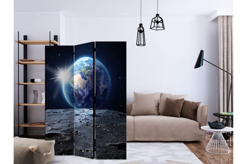 Rumsavdelare - View of the Blue Planet 135x172 - Artgeist sp. z o. o. - Inredning - Rumsavdelare - Vikskärm