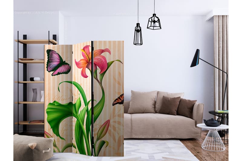 Rumsavdelare Vintage - Spring 135x172 cm - Artgeist sp. z o. o. - Inredning - Rumsavdelare - Vikskärm