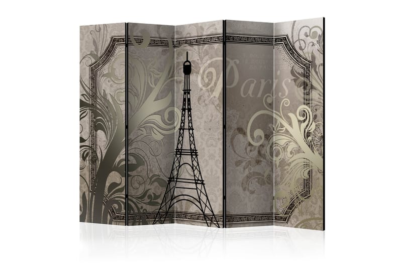 Rumsavdelare - Vintage Paris - gold II 225x172 - Artgeist sp. z o. o. - Inredning - Rumsavdelare - Vikskärm