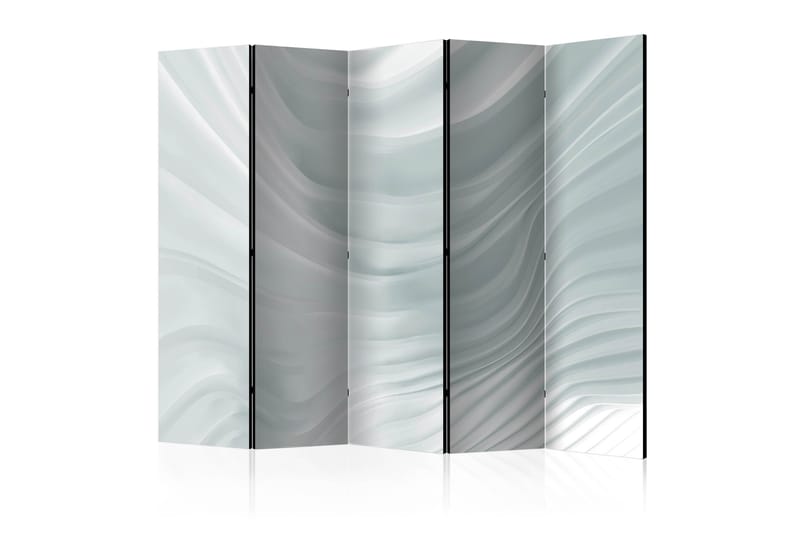 Rumsavdelare - Waving White II 225x172 - Artgeist sp. z o. o. - Inredning - Rumsavdelare - Vikskärm