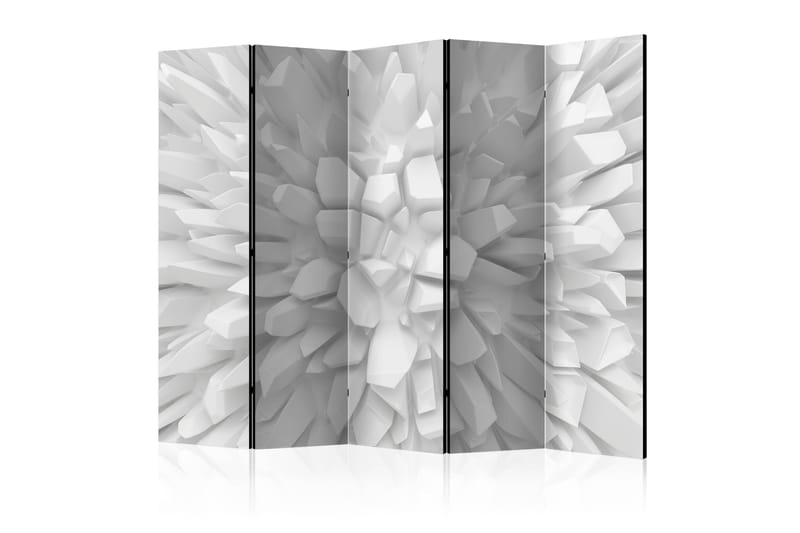 Rumsavdelare - White dahlia II 225x172 - Artgeist sp. z o. o. - Inredning - Rumsavdelare - Vikskärm