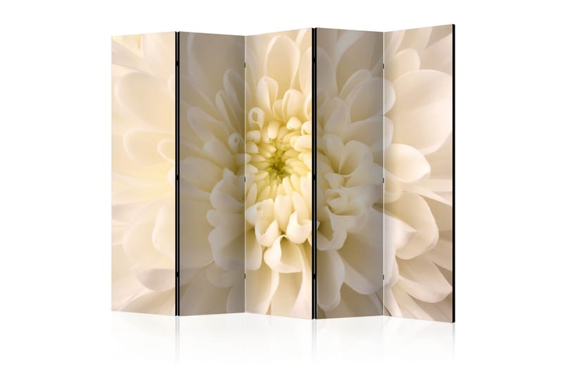 Rumsavdelare - White dahlia II 225x172 - Artgeist sp. z o. o. - Inredning - Rumsavdelare - Vikskärm