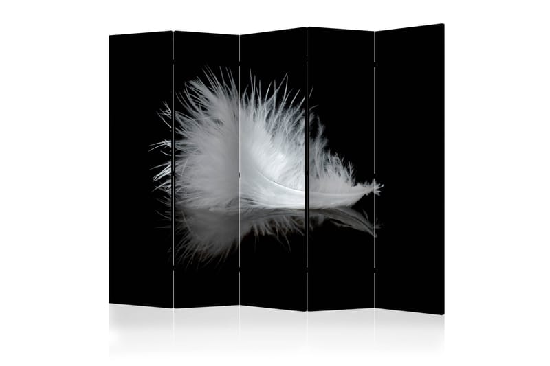Rumsavdelare White Feather II 225x172 cm - Artgeist sp. z o. o. - Inredning - Rumsavdelare - Vikskärm