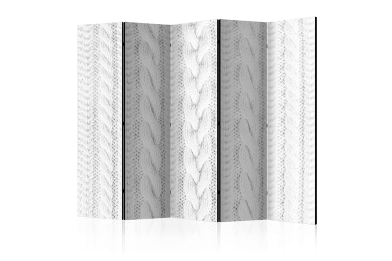Rumsavdelare White Knit 225x172 - Artgeist sp. z o. o. - Inredning - Rumsavdelare - Vikskärm