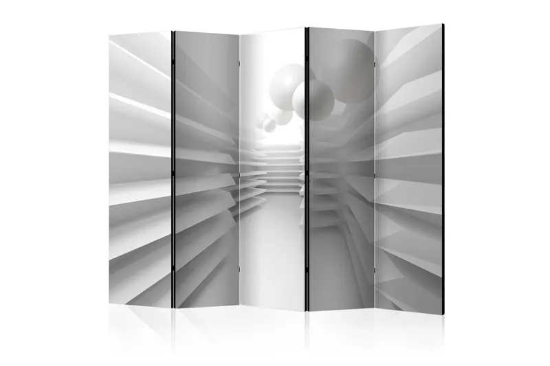 Rumsavdelare - White Maze II 225x172 - Artgeist sp. z o. o. - Inredning - Rumsavdelare - Vikskärm