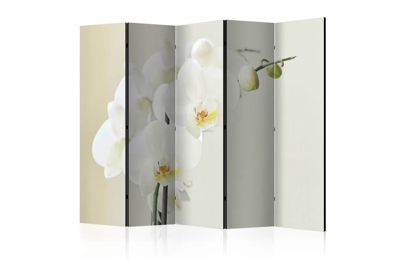 Rumsavdelare - White orchid II 225x172 - Artgeist sp. z o. o. - Inredning - Rumsavdelare - Vikskärm
