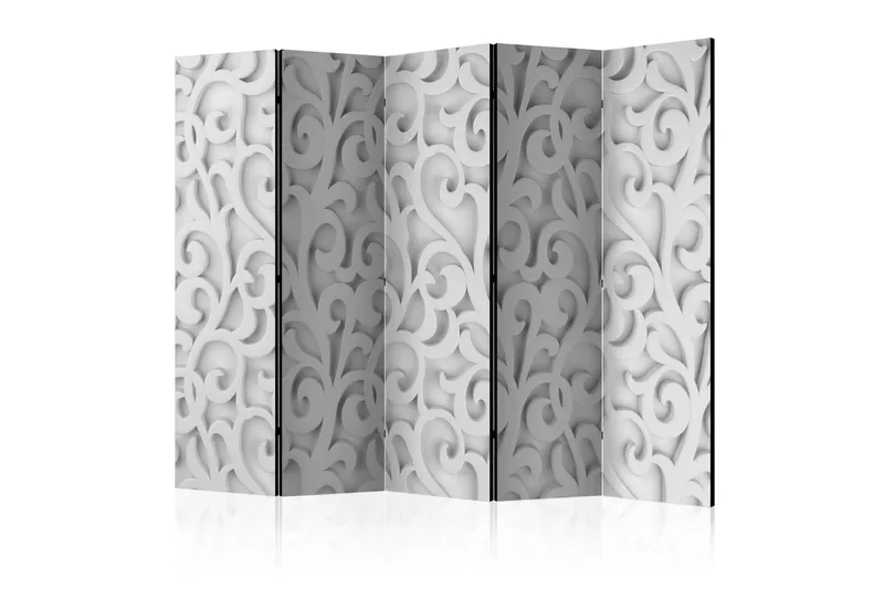 Rumsavdelare - White ornament II 225x172, Artgeist sp. z o. o.
