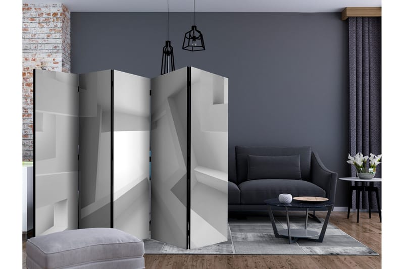 Rumsavdelare - White room II 225x172 - Artgeist sp. z o. o. - Inredning - Rumsavdelare - Vikskärm