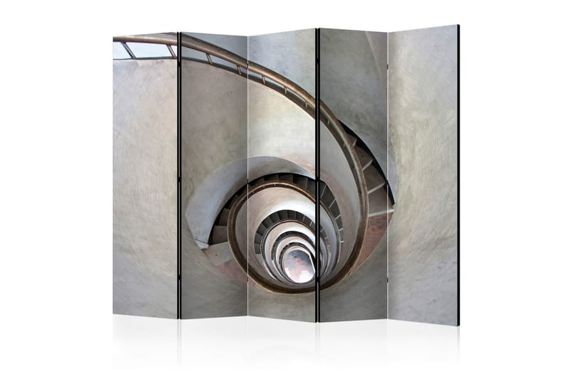 Rumsavdelare - White spiral stairs II 225x172, Artgeist sp. z o. o.