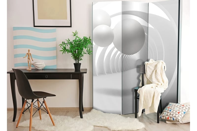 Rumsavdelare White Tunnel 135x172 - Artgeist sp. z o. o. - Inredning - Rumsavdelare - Vikskärm