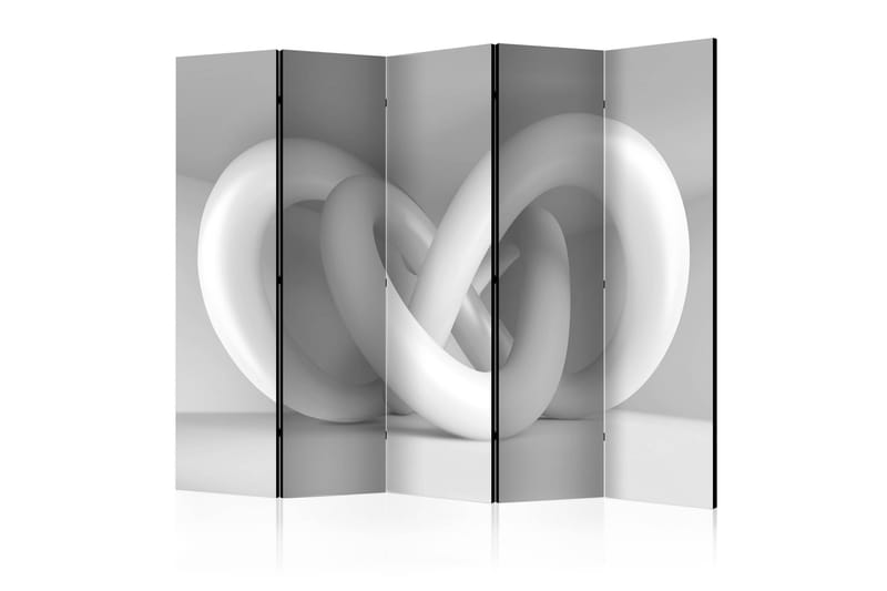 Rumsavdelare - White weave II 225x172 - Artgeist sp. z o. o. - Inredning - Rumsavdelare - Vikskärm