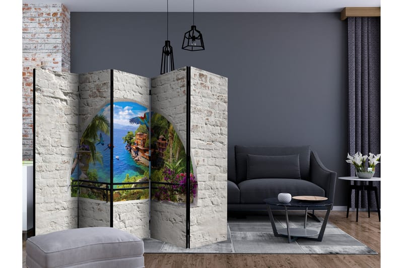 Rumsavdelare - Window in Paradise II 225x172 - Artgeist sp. z o. o. - Inredning - Rumsavdelare - Vikskärm