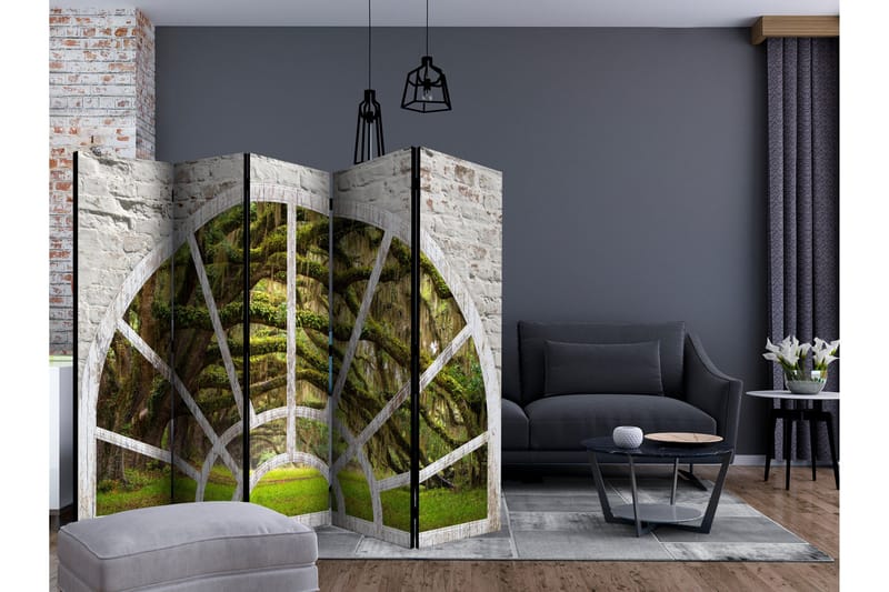 Rumsavdelare - Window to Secret Forest II 225x172 - Artgeist sp. z o. o. - Inredning - Rumsavdelare - Vikskärm